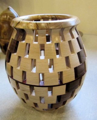 Segmented vase by Chris Withall
